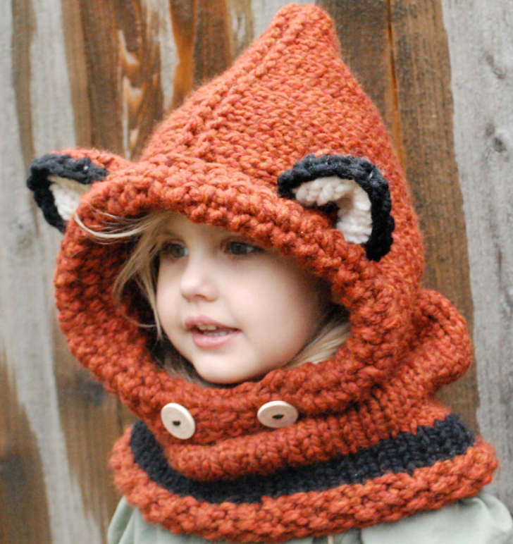 Wool Knit Winter Hat with Earmuffs – Unisex Kids & Adults