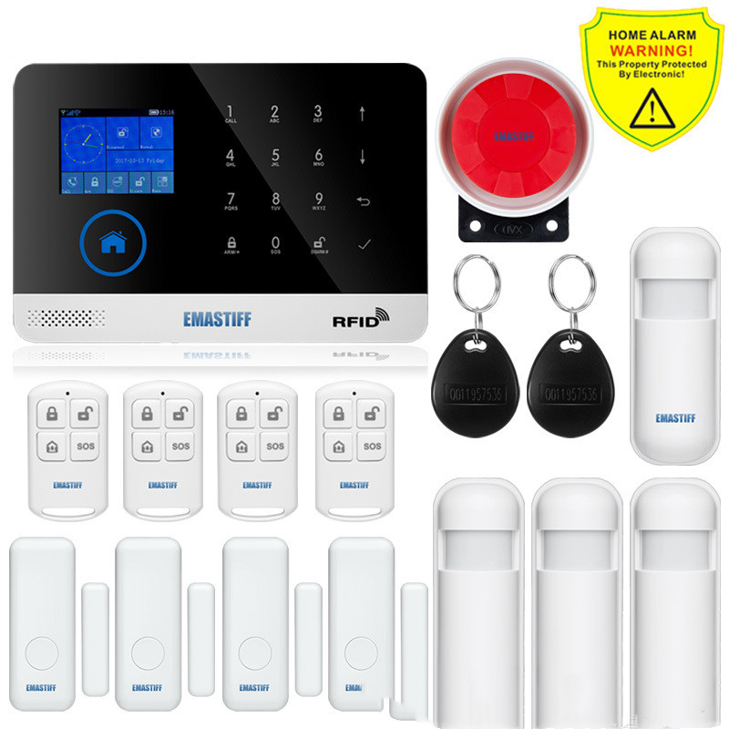 Smart Wireless GSM Store Door & Window Anti-Theft Alarm System