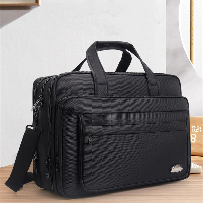 Large Capacity Men’s Business Canvas Briefcase